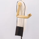 HERMES Her Line Pochette Shoulder Bag Canvas Gray Auth 206655-18