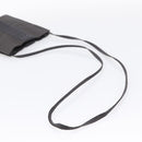 HERMES Her Line Pochette Shoulder Bag Canvas Gray Auth 206655-7