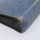 LOUIS VUITTON Monogram Epi Denim Posh Toilet Bag 2 Set Blue LV Auth 206657-15