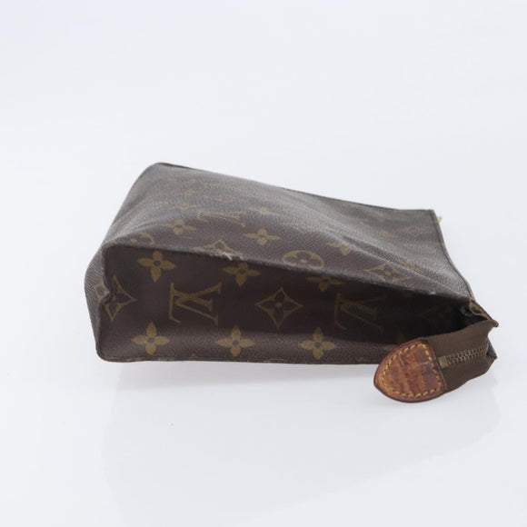 LOUIS VUITTON Monogram Epi Denim Posh Toilet Bag 2 Set Blue LV Auth 206657