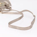 Jimmy Choo Hand Bag Leather 2way Gold Auth 206658-11