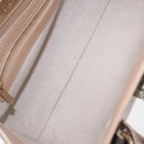 Jimmy Choo Hand Bag Leather 2way Gold Auth 206658-21