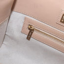 Jimmy Choo Hand Bag Leather 2way Gold Auth 206658-24