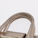 Jimmy Choo Hand Bag Leather 2way Gold Auth 206658-8