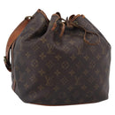 LOUIS VUITTON Monogram Petit Noe Shoulder Bag M42226 LV Auth 206659-1