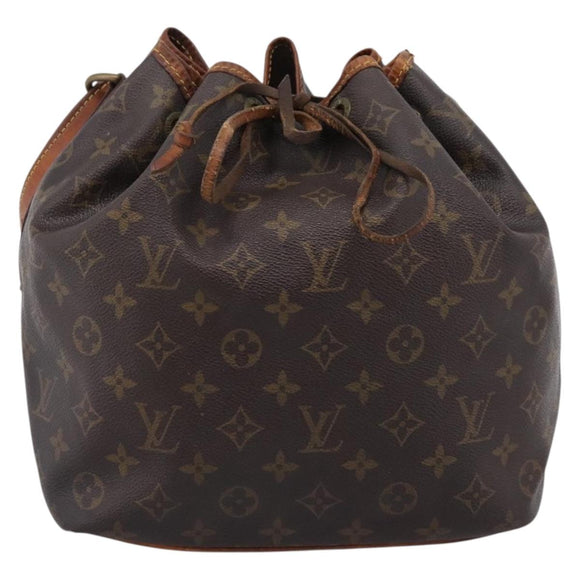 LOUIS VUITTON Monogram Petit Noe Shoulder Bag M42226 LV Auth 206659