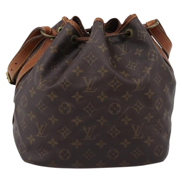 LOUIS VUITTON Monogram Petit Noe Shoulder Bag M42226 LV Auth 206659