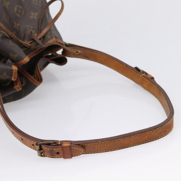 LOUIS VUITTON Monogram Petit Noe Shoulder Bag M42226 LV Auth 206659