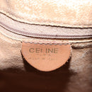 CELINE Macadam Shoulder Bag PVC Brown Gold Tone Auth 206663-22