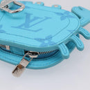 LOUIS VUITTON Monogram LV Crab Bag Charm Light Blue M01930 LV Auth 206668SM-15