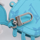 LOUIS VUITTON Monogram LV Crab Bag Charm Light Blue M01930 LV Auth 206668SM-9