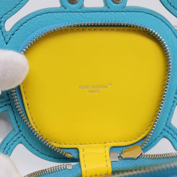 LOUIS VUITTON Monogram LV Crab Bag Charm Light Blue M01930 LV Auth 206668SM
