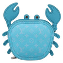 LOUIS VUITTON Monogram LV Crab Bag Charm Light Blue M01930 LV Auth 206668SM-13