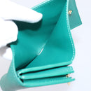 LOUIS VUITTON Portefeuille Capsine Wallet Leather Green M12407 LV Auth 206669V-21