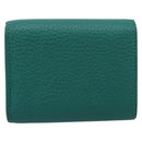 LOUIS VUITTON Portefeuille Capsine Wallet Leather Green M12407 LV Auth 206669V-2