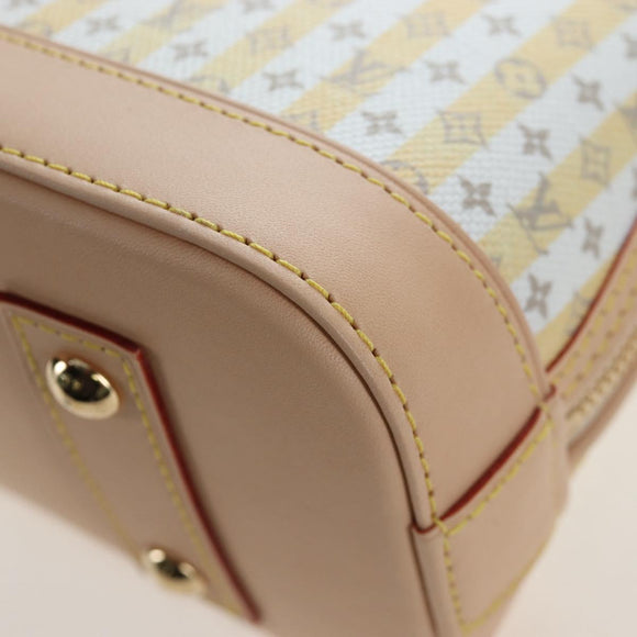 LOUIS VUITTON Monogram TRUNKS&BAGS Alma BB Bag Banana M28672 LV Auth 206676SM
