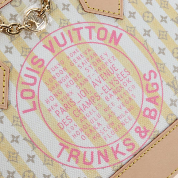 LOUIS VUITTON Monogram TRUNKS&BAGS Alma BB Bag Banana M28672 LV Auth 206676SM