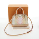 LOUIS VUITTON Monogram TRUNKS&BAGS Alma BB Bag Banana M28672 LV Auth 206676SM-12