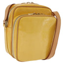 LOUIS VUITTON Monogram Vernis Wooster Bag Lime Yellow M91075 LV Auth 206679A-1