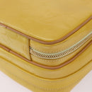 LOUIS VUITTON Monogram Vernis Wooster Bag Lime Yellow M91075 LV Auth 206679A-19