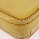 LOUIS VUITTON Monogram Vernis Wooster Bag Lime Yellow M91075 LV Auth 206679A-20