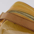 LOUIS VUITTON Monogram Vernis Wooster Bag Lime Yellow M91075 LV Auth 206679A-8