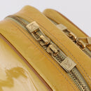 LOUIS VUITTON Monogram Vernis Wooster Bag Lime Yellow M91075 LV Auth 206679A-23