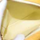 LOUIS VUITTON Monogram Vernis Wooster Bag Lime Yellow M91075 LV Auth 206679A-9