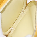 LOUIS VUITTON Monogram Vernis Wooster Bag Lime Yellow M91075 LV Auth 206679A-28