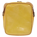 LOUIS VUITTON Monogram Vernis Wooster Bag Lime Yellow M91075 LV Auth 206679A-2