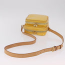 LOUIS VUITTON Monogram Vernis Wooster Bag Lime Yellow M91075 LV Auth 206679A-7