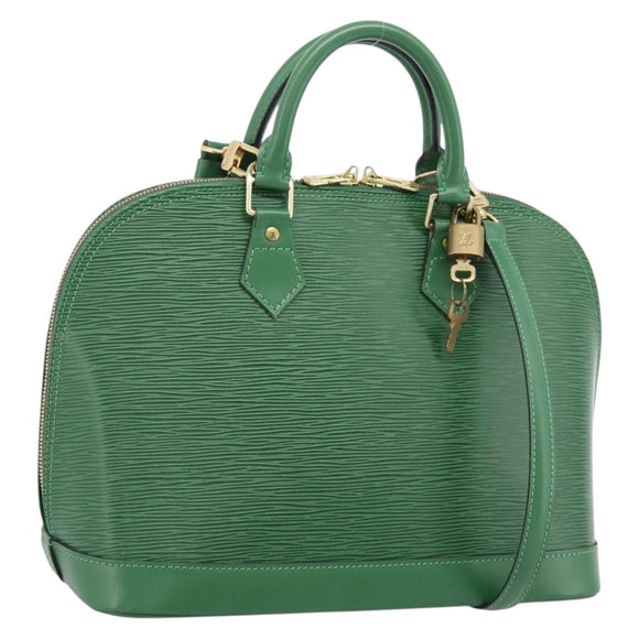 LOUIS VUITTON Epi Alma Hand Bag Borneo Green M52144 LV Auth 206682V