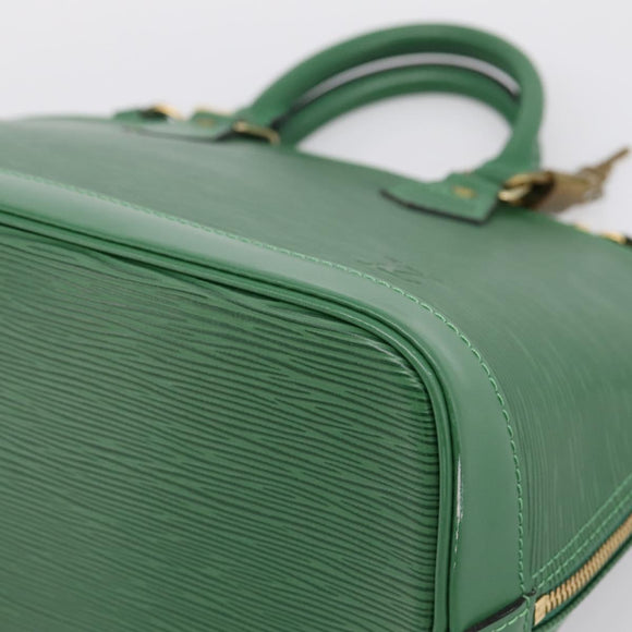 LOUIS VUITTON Epi Alma Hand Bag Borneo Green M52144 LV Auth 206682V