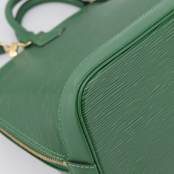 LOUIS VUITTON Epi Alma Hand Bag Borneo Green M52144 LV Auth 206682V