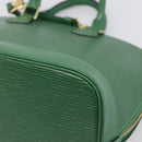 LOUIS VUITTON Epi Alma Hand Bag Borneo Green M52144 LV Auth 206682V-18