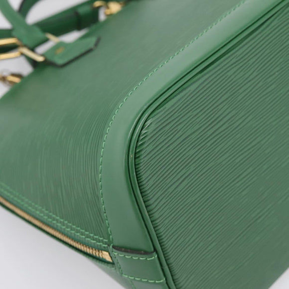 LOUIS VUITTON Epi Alma Hand Bag Borneo Green M52144 LV Auth 206682V
