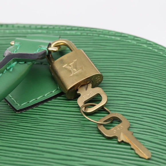 LOUIS VUITTON Epi Alma Hand Bag Borneo Green M52144 LV Auth 206682V
