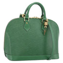 LOUIS VUITTON Epi Alma Hand Bag Borneo Green M52144 LV Auth 206682V-1