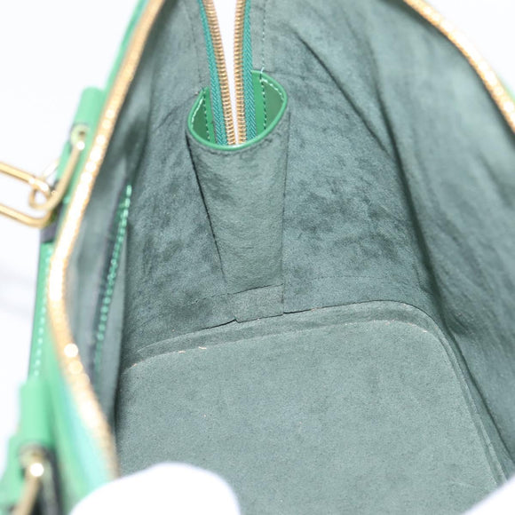 LOUIS VUITTON Epi Alma Hand Bag Borneo Green M52144 LV Auth 206682V