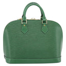 LOUIS VUITTON Epi Alma Hand Bag Borneo Green M52144 LV Auth 206682V-2