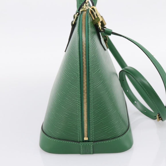 LOUIS VUITTON Epi Alma Hand Bag Borneo Green M52144 LV Auth 206682V