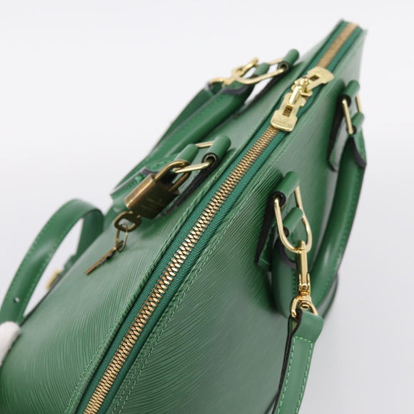 LOUIS VUITTON Epi Alma Hand Bag Borneo Green M52144 LV Auth 206682V