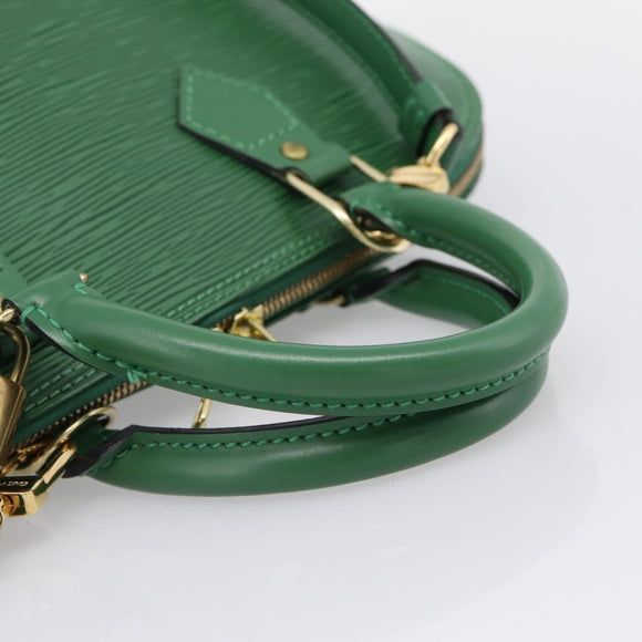 LOUIS VUITTON Epi Alma Hand Bag Borneo Green M52144 LV Auth 206682V