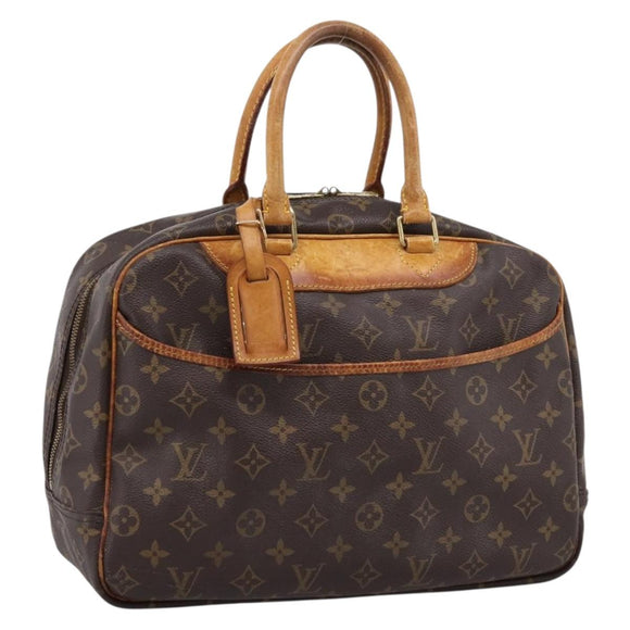 LOUIS VUITTON Monogram Deauville Hand Bag M47270 LV Auth 206683