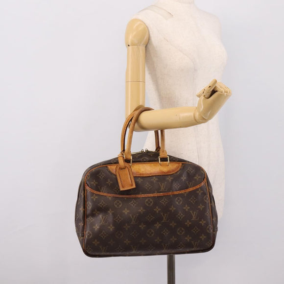 LOUIS VUITTON Monogram Deauville Hand Bag M47270 LV Auth 206683