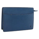 LOUIS VUITTON Epi Pochette Homme Clutch Bag Blue M52522 LV Auth 206686-1