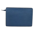 LOUIS VUITTON Epi Pochette Homme Clutch Bag Blue M52522 LV Auth 206686-2