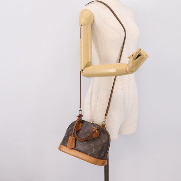 LOUIS VUITTON Monogram Alma BB Hand Bag M53152 LV Auth 206687