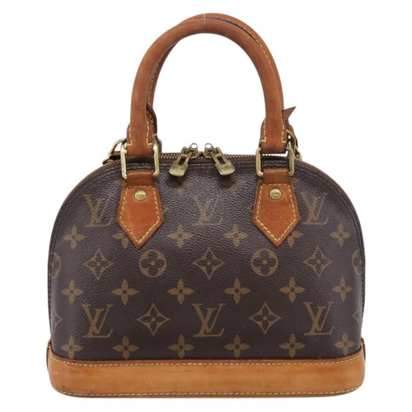 LOUIS VUITTON Monogram Alma BB Hand Bag M53152 LV Auth 206687