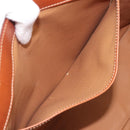CELINE Macadam Tote Bag PVC Brown Gold Tone Auth 206691-26